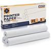 Papp'n'Roll Rotoli di carta per stampante termica, formato A4, 3 rotoli, senza BPA, compatibile con la maggior parte delle stampanti A4