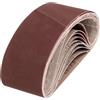 QUARKZMAN 100mm x 610mm Nastri Abrasivi, 10Pz 400 Grana Carta Vetrata per Levigatrice Ossido di Allumina Per Lavorazione Legno, Lucidatura Metalli, Affilatura Coltelli