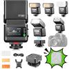 Godox iT32 TTL Flash per Canon con Trigger Wireless X5-C, 2.4GHz HSS 1/8000s, Riflettore e Diffusore, Compatibile con Canon EOS R6 Mark II R5 Mark II R6 R5 R RP R7 R8 R10 R100 90D 750D M50 M3 80D