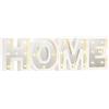 Lunartec Mood Lights - Decorazione murale: Scritta LED, HOME, made of wood & mirrors, timer (Lampada decorativa, Lettera decorativa nel Vintage ▾ Stile, Lettere luminose)