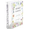 KRYSTHIA Vaso per Libri in Vetro, Vasi per Libri per Fiori, Vaso Trasparente a Forma di Libri per Tulipani, Piccoli Vasi per Fiori per Soggiorno, Ufficio, Tavolino da Caffè, Decorazione per Libreria