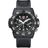 Luminox Navy Seal XS.3581 Orologio da uomo 45 mm - Orologio militare subacqueo in nero Funzione data Cronografo Resistente all'acqua 200 m