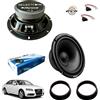 Phonocar Evotuning - no hertz Kit 2 Woofer Phonocar 02087 Altoparlanti Anteriori 20cm per Audi A5 (8T) da 2009