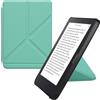 kwmobile Custodia Pieghevole Compatibile con Kobo Clara 2E Cover - Cover Magnetica Pelle PU eReader con Stand - menta