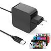 Ruilezyo Caricatore USB C 65W, PD Alimentatore Rapido USB C Compatibile con Steam Deck/Rog Ally X/Switch2/Switch/Legion Go S, Lenovo Legion Go, TV Dock, MSI Claw Handheld Console