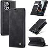 Ottcooed Cover per iPhone 14 Pro Max Custodia, Cover Pellicola a Libro Portafoglio in Pelle Porta Carte Protettiva Slot per Scheda Flip Case Wallet Case con iPhone 14 Pro Max, Nero