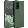 kwmobile Custodia Compatibile con OnePlus 9 Pro Cover - Back Case per Smartphone in Silicone TPU - Protezione Gommata - verde scuro