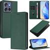 XINYEXIN Cover per Motorola Edge 60 Neo/Edge 50 Neo, Custodia Portafoglio in Pelle Cover Folio a Libro con Slot per Porta Carte Supporto Magnetica Flip Case - Verde