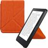 kwmobile Custodia Pieghevole Origami Compatibile con Kobo Clara 2E Cover - Cover Magnetica Pelle PU eReader con Stand - arancione