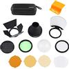 Godox AK-R1 AD200 Testa Rotonda Accessori Kit Porta Magnetica per Godox H200R Separazione Estensione Testa AD200 Pocket Flash