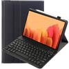 leleyo Custodia Tastiera per Samsung Galaxy Tab A7 10.4 Cover magnetica con tastiera Bluetooth wireless rimovibile per Samsung Galaxy Tab A7 10.4, nero