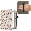 kwmobile Flip Cover Protettiva compatibile con Pocketbook Era/Era Color/Era Lite - copertina Antigraffio per eReader con Portacarte e Fascia Prensile in Pelle PU