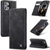 Ottcooed Cover per iPhone 13 Pro Max Custodia, Cover Pellicola a Libro Portafoglio in Pelle Porta Carte Protettiva Slot per Scheda Flip Case Wallet Case con iPhone 13 Pro Max, Nero