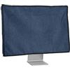 kwmobile Custodia Protettiva Monitor PC Compatibile con 27-28 Monitor - Copri Computer Desktop - Copertura Antipolvere PC Grigio Blu