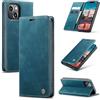 Ottcooed Cover per iPhone 14 Plus Custodia, Cover Pellicola a Libro Portafoglio in Pelle Porta Carte Protettiva Slot per Scheda Flip Case Wallet Case con iPhone 14 Plus, Blu verde