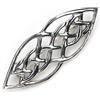 Drachensilber Spilla in argento 925 massiccio, ago in argento Sterling 925 vestimento celtico a dimensioni: 5 cm x 2 cm