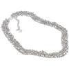 VLNET ® | Vestopazzo collana mogra | placcata in argento - ottone | lavorazione artigianale | lunghezza regolabile | nickel tested (placcata argento)