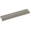 Furnipart Maniglia Edge Straight LA 2 x 160 mm, lunghezza 350 mm, effetto alluminio acciaio inossidabile