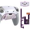 eXtremeRate RISE4 Plus MAX RMB Tasti Aggiuntivi per ps5 Controller BDM-030/040/050,Palette Posteriori Metallo Clicky Trigger Stop Back Button per ps5 Joystick-Senza Controller-Bianco Grigio