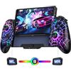 Coogamefly Switch Controller, Wireless Controller per Nintendo Switch/OLED, Joycon Switch Controller con funzione programmabile/Turbo/Wake Up, joystick preciso effetto Hall