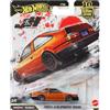 Mattel Hot Wheels Premium Car Culture - Toyota AE86 Sprinter Trueno, modellino da collezione in scala 1:64 con telaio in metallo e pneumatici Real Riders, 3+ anni, JKF10
