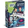 Clementoni - Detective Kit - Scienza e Gioco Lab, Gioco da Investigatore con Kit Rilevamento Impronte Digitali, Bambini 8 Anni, Versione In Italiano, Made In Italy, 19230