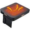 MYDAYS Portable Heated Seat Cushion, Memory Foam Heating Seat Pad for Outdoor Stadium Bleacher Camping, Power Bank Not Included（Black）
