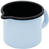 Riess, 0038-028, BACKEMAILLE BLAU, pentola per becco, diametro 9 cm, volume 0,5 litri, smaltato, azzurro, 8,5 cm di altezza, 14,6 cm di larghezza, 10,2 cm di lunghezza, 250 g