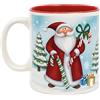 Gesar art in progress Gesar Tazzone Natalizio Grande e Colorato - Mug per Colazione, Latte e Cioccolata -Tazze Natale Famiglia e Bambini, Tazze Natalizie Economiche e Particolari. (grande, Babbo Natale)