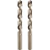 QUARKZMAN Set 2pz Punte Elicoidali Cobalto M35 da 12mm Acciaio Alta Velocità per Trapano Metrico Lunghezza Totale 150mm per Foratura e Taglio Metalli Duri Acciaio Inossidabile