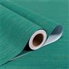 Stickyart Carta da Parati Adesiva Muro Verde Panno Lino 30cm x 400cm Pellicola Adesiva per Mobili Cucina Bagno Carta da Parati Camera da Letto Rimovibile Impermeabile per Cucina Soggiorno