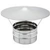 Nova italf CAPPELLO TERMINALE FUMAIOLO CINESE TONDO ACCIAIO INOX (D 80 MM)