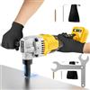 LIROPAU Roditrice in metallo senza fili compatibile con batteria DeWalt da 20 V (senza batteria), cesoia elettrica senza spazzole da 1900 giri/min con testa roditrice rotante a 360°, roditrice elettrica con