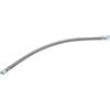 sourcing map Tubo di scarico per compressore d'aria, diametro filettatura 5/8, lunghezza 50,8 cm, tubo flessibile in acciaio inox, accessori hardware per compressore, parti di ricambio (bocca