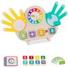 XWUX Giocattoli Matematica in Legno, Giochi Montessori 3 Anni, Giocattoli Matematici con Conteggio, Giochi Educativi Prescolari Regalo Natale o di Compleanno per 3 4 5 6 Anni Bambini Bambina (Rana)