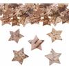 ParPix Grande decorazione a forma di stella di betulla, 4,5 cm, coriandoli in legno, decorazione da tavolo, stelle in legno per il fai da te, decorazioni per matrimoni, stelle, coriandoli di betulla e