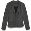 VERO MODA Vmjulia LS Glitter Blazer Jrs Noos, Nero, 48 Donna