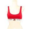Tommy Hilfiger Bralette Donna Elasticizzata, Rosso (Tango Red), S
