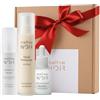 mellow NOIR set di 3 prodotti per la cura del viso | vegan, neutro per il clima & pulito | crema idratante viso, siero alla vitamina C e siero ialuronico | cosmetici naturali certificati regalo donna