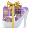 SPA LUXETIQUE Beauty Set per donne,8PC Regalo Donna Compleanno,Lavanda Profumo Spa con Gel Doccia,Regali San Valentino per Lei,Set Regalo per il Bagno,Set Benessere per Donne,Regali Festa della Mamma
