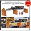 TOMY Plarail Ritorno al Futuro Parte 3 Locomotiva 131 & Time Machine Set Giappone ...