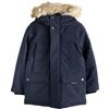 NEXT Ragazzo Parka impermeabile pesante con finiture in pelliccia sintetica Marina Militare 9 Anni