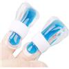 Sorandy 2 Pezzi Impacco di Ghiaccio Gel Freddo per Dita e Dita dei Piedi, Pollici e Dita Riutilizzabili per Congelamento Rapido e Gel Freddo per Lesioni, Artrite, Dito Innesco di Dolore