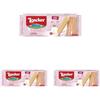 Loacker, Thins, Wafer Finissimi e Croccanti Farciti con una Deliziosa Crema al Lampone e Yogurt, Senza Aromi e Coloranti Aggiunti, Ideali a Colazione, Merenda e Snack, 1 Confezione da 450g
