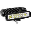 Willpower 2pcs 6'' 24W Faro da Lavoro Led 12V 24V Slim Faretto Led IP67 Impermeabile 6000K Bianco Fendinebbia Barra Luci per Fuoristrada Trattore Camion Off Road Auto Moto 4x4 4WD