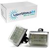 LIGHTWORLD24 Welt der Lichter LIGHTWORLD24 Luci LED per targa per Mazda CX-7 (2007-2012) e CX-5 (2013-2014), lampadine LED SMD, CanBus senza errori, luce bianco xenon 6000K, 2 pezzi