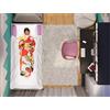 Italian Bed Linen Parure Copripiumino Kids Digital, Giapponesina, 1 Posto