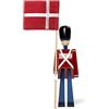 Kay Bojesen portabandiera mini figure 18,5 cm figure in legno design originale, rosso