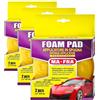 Ma-Fra Foam Pad, Spugna Auto a Celle Strette per Applicazione di Polish, Cere, Sigillanti e Dressing, Ideale per Il Trattamento di Superfici in Gomma, Plastica, Vinile e Pelle, Confezione da 6 Pezzi