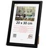 3-B - Cornice portafoto modello Mori in nero - 20 x 30 cm - con vetro acrilico